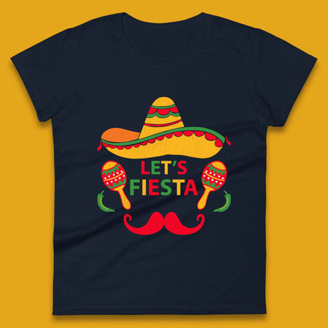 Let's Fiesta Cinco De Mayo Womens T-Shirt