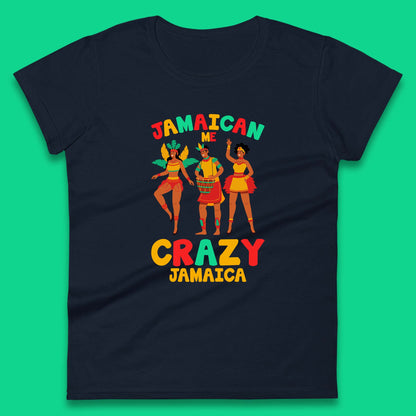 Jamaican Me Crazy Jamaica Rio Carnival Dancer Jamaican Travel Vacation Womens Tee Top