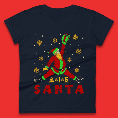 Air Santa Christmas Womens T-Shirt