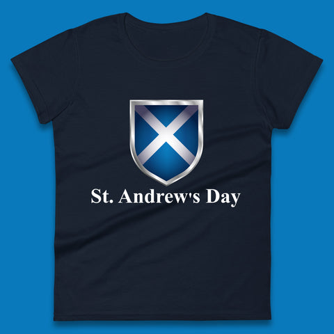 St. Andrew's Day Scotland Flag Scottish Flag Proud to be Scottish Feast of Saint Andrew Womens Tee Top