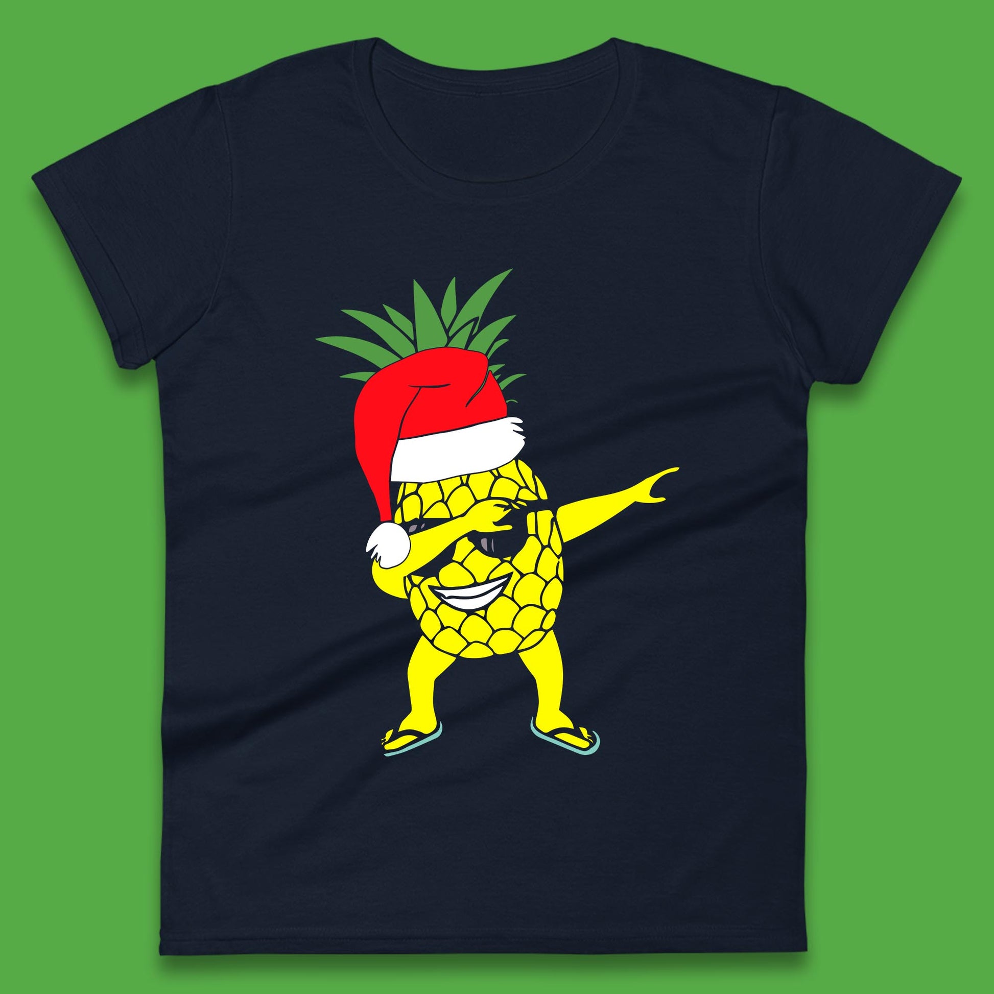 dabbing pineapple womens top