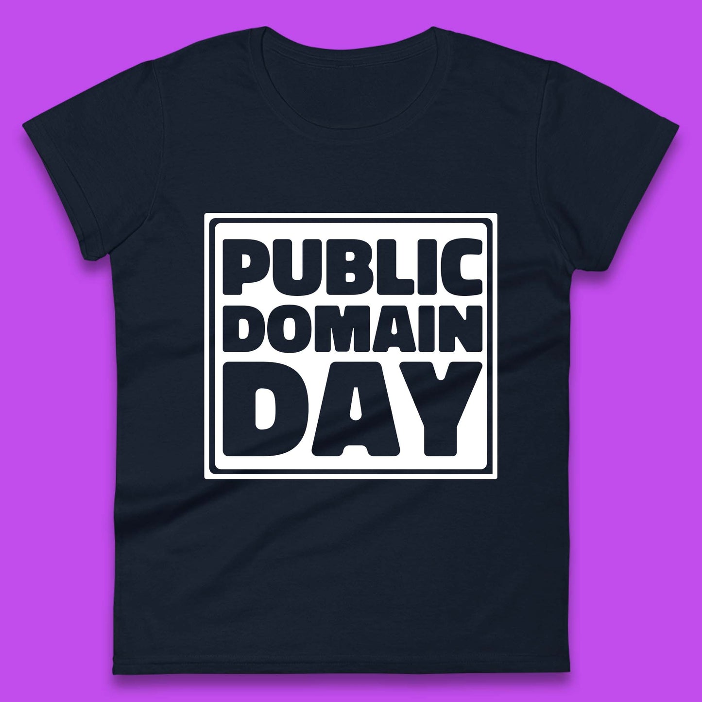 Public Domain Day Womens T-Shirt