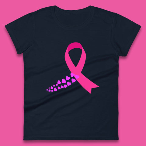 Breast Cancer Awareness Ribbon Cancer Survivor Fighter Breast Cancer Warriors Womens Tee Top