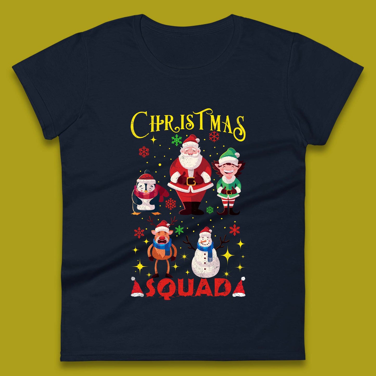 Christmas Squad Womens T-Shirt