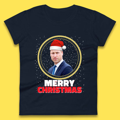 Prince William Christmas Womens T-Shirt