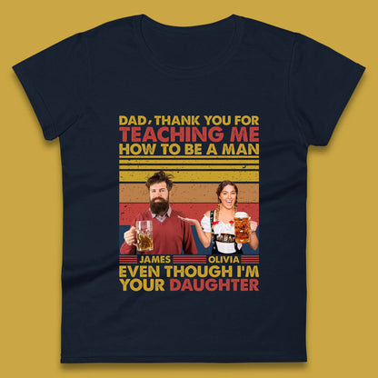 Personalised Thank You For Teaching Me Womens T-Shirt