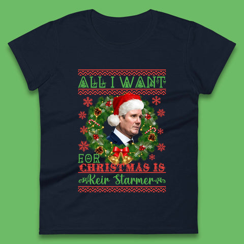 Keir Starmer Christmas Womens T-Shirt