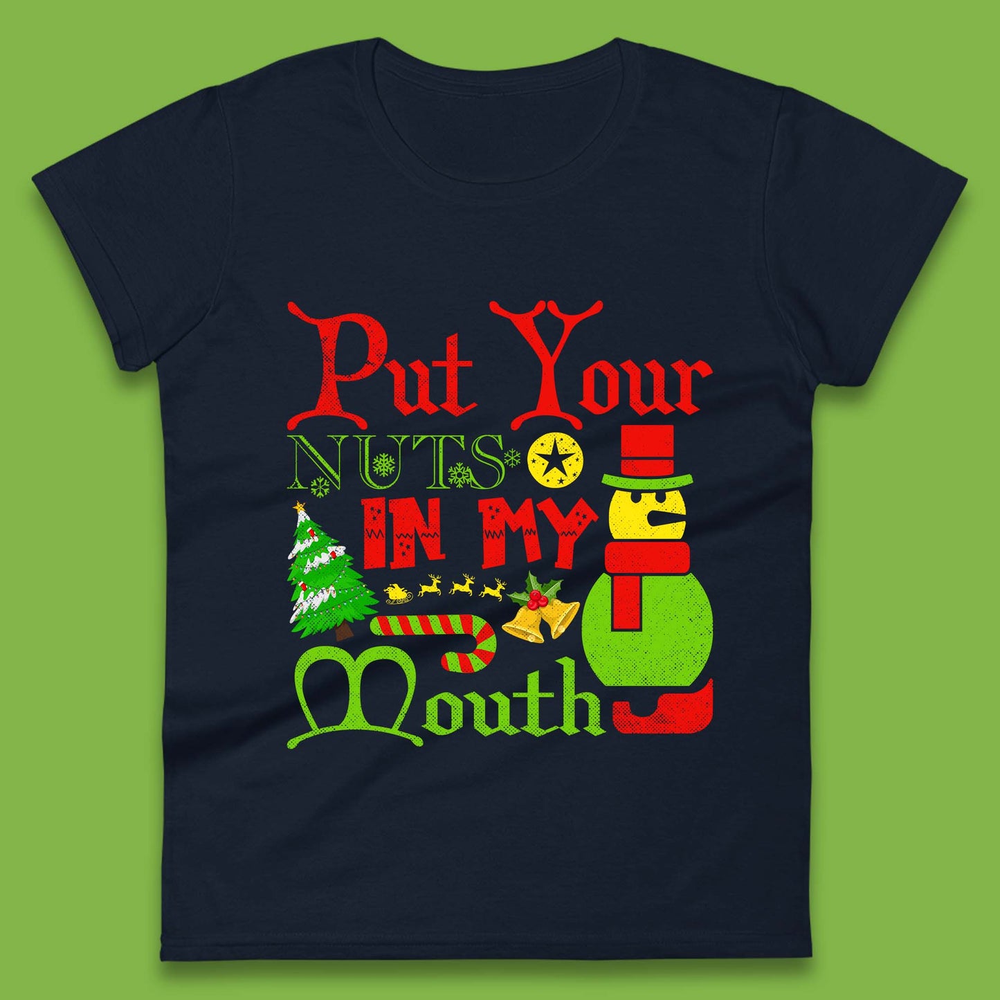 funny womens christmas t shirt