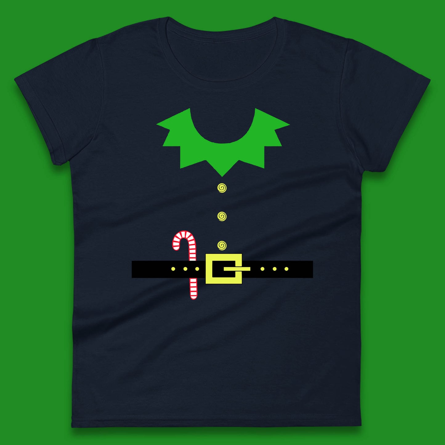 christmas elf costume christmas candy t shirt