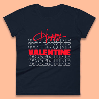 Happy Valentine Day Womens T-Shirt