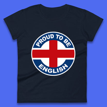 Proud To Be English Flag of England Union Jack, British flag, UK flag Proud English Pride Womens Tee Top