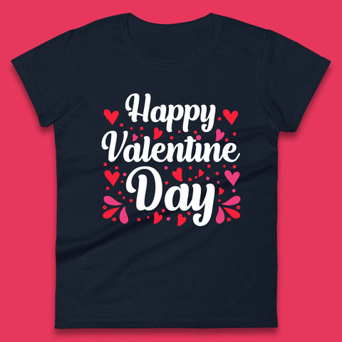 Happy Valentine Day Womens T-Shirt