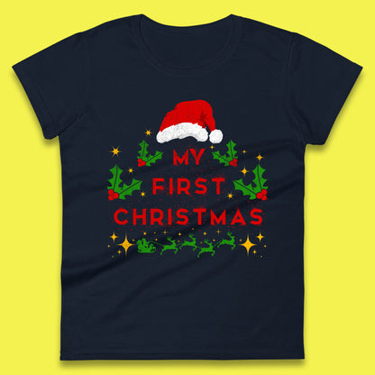 my first christmas winter womens tee