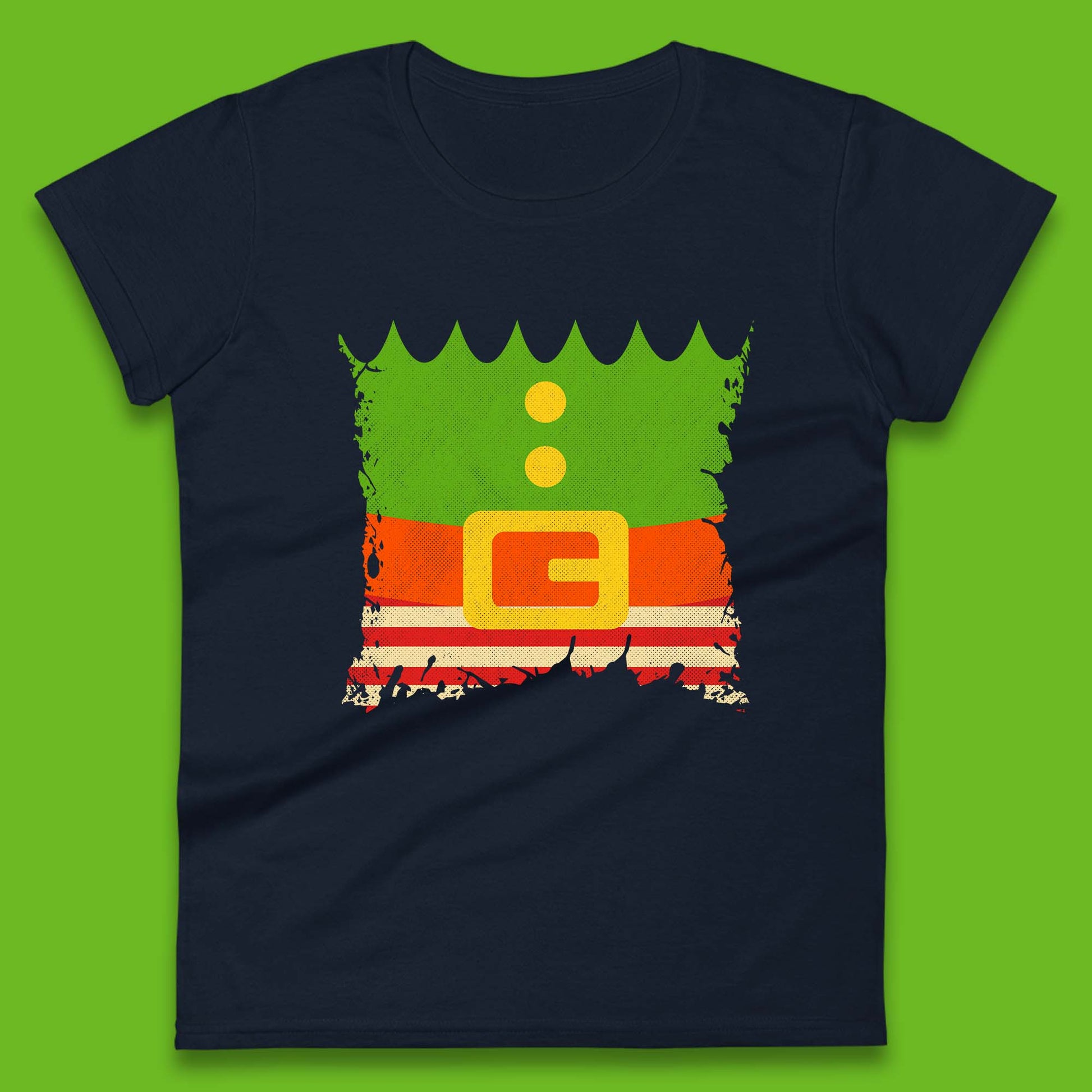 christmas santa claus dress womens t shirt