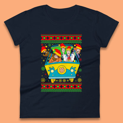 scooby doo christmas womens t shirt
