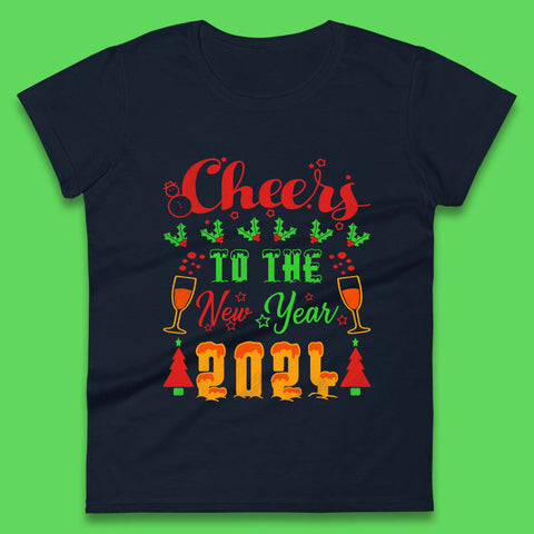 Cheers To The New Year 2024 Womens T-Shirt