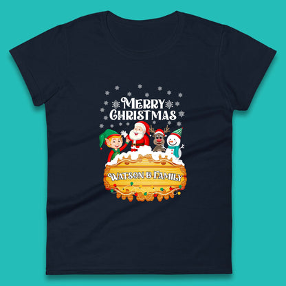watson family christmas womens t shirt