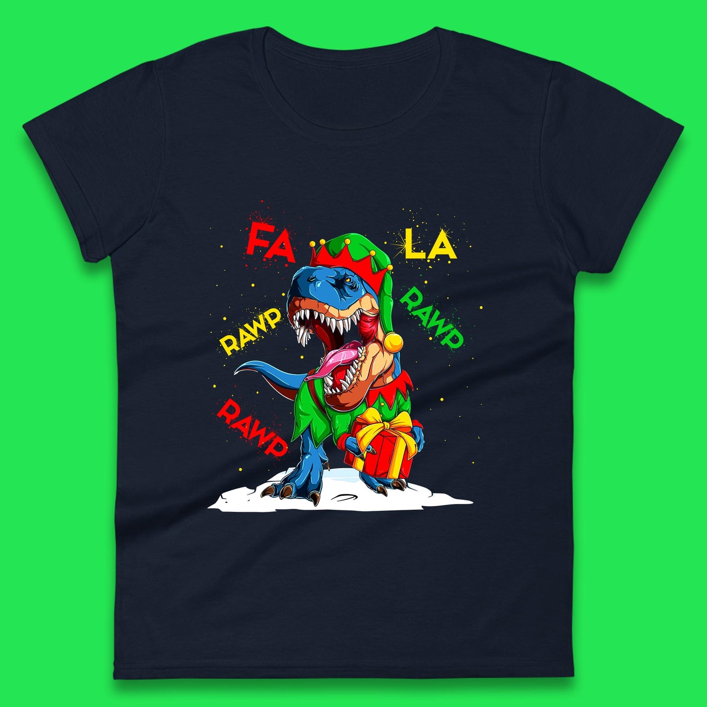 dinosaur christmas t shirt