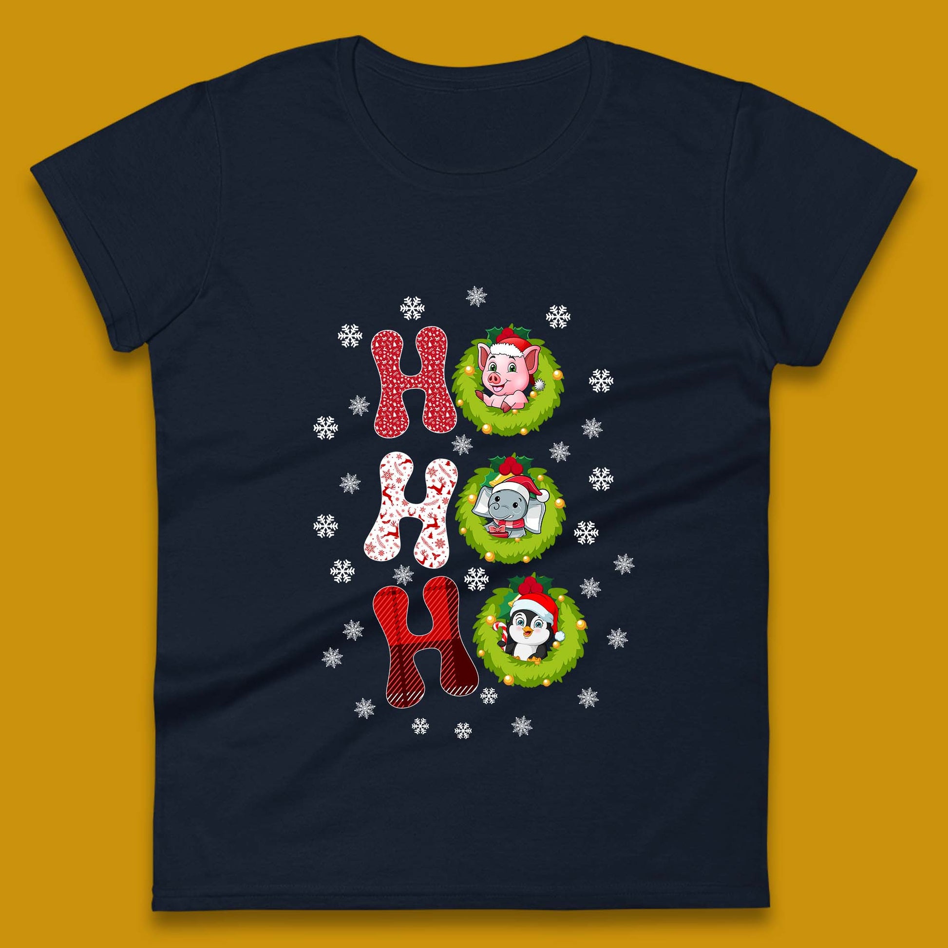 ho ho ho christmas animals sweatshirt