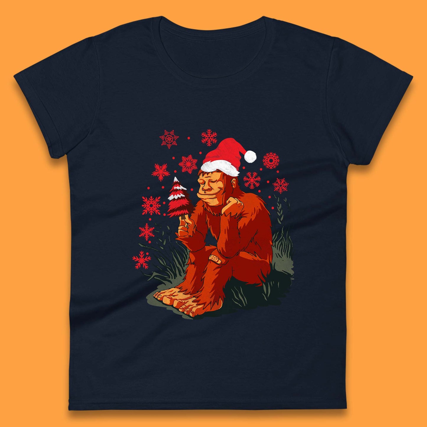 bigfoot christmas shirt