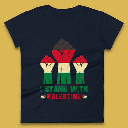 Ladies I Stand with Palestine T Shirt UK