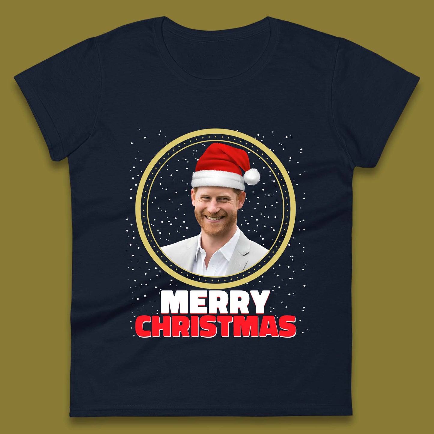 Prince Harry Christmas Womens T-Shirt