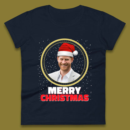 Prince Harry Christmas Womens T-Shirt