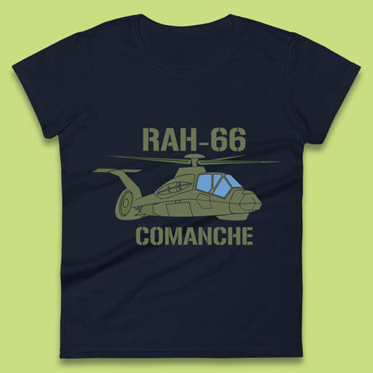 Boeing–Sikorsky RAH-66 Comanche US Army Gunship Attack Helicopter Womens Tee Top