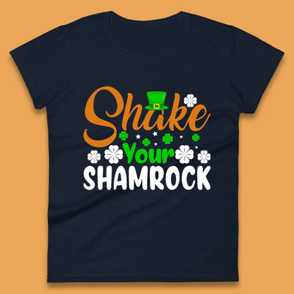 Shake Your Shamrock St Patrick's Day Womens T-Shirt