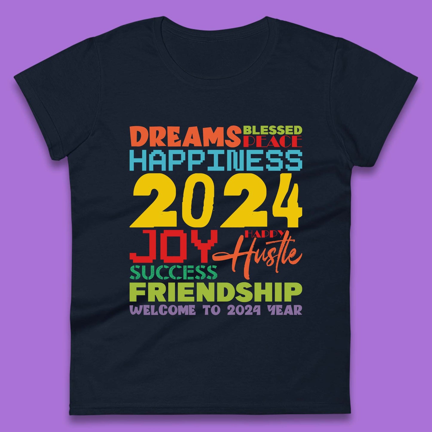 Welcome To 2024 Year Womens T-Shirt