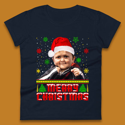 Hasbulla Mini Khabib Christmas Womens T-Shirt