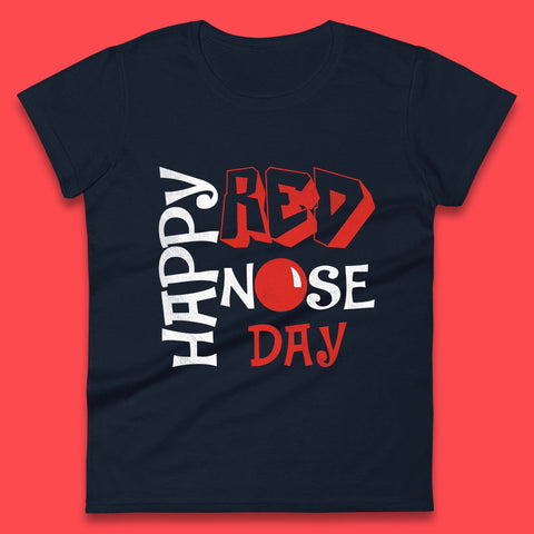 Happy Red Nose Day Womens T-Shirt