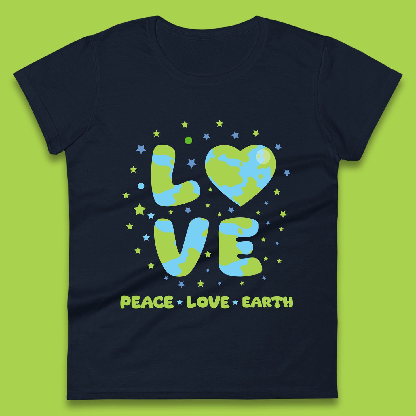 Peace Love Earth Environmental Climate Change Save The Earth Womens Tee Top