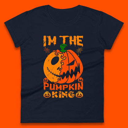 jack skellington pumpkin womens t shirt
