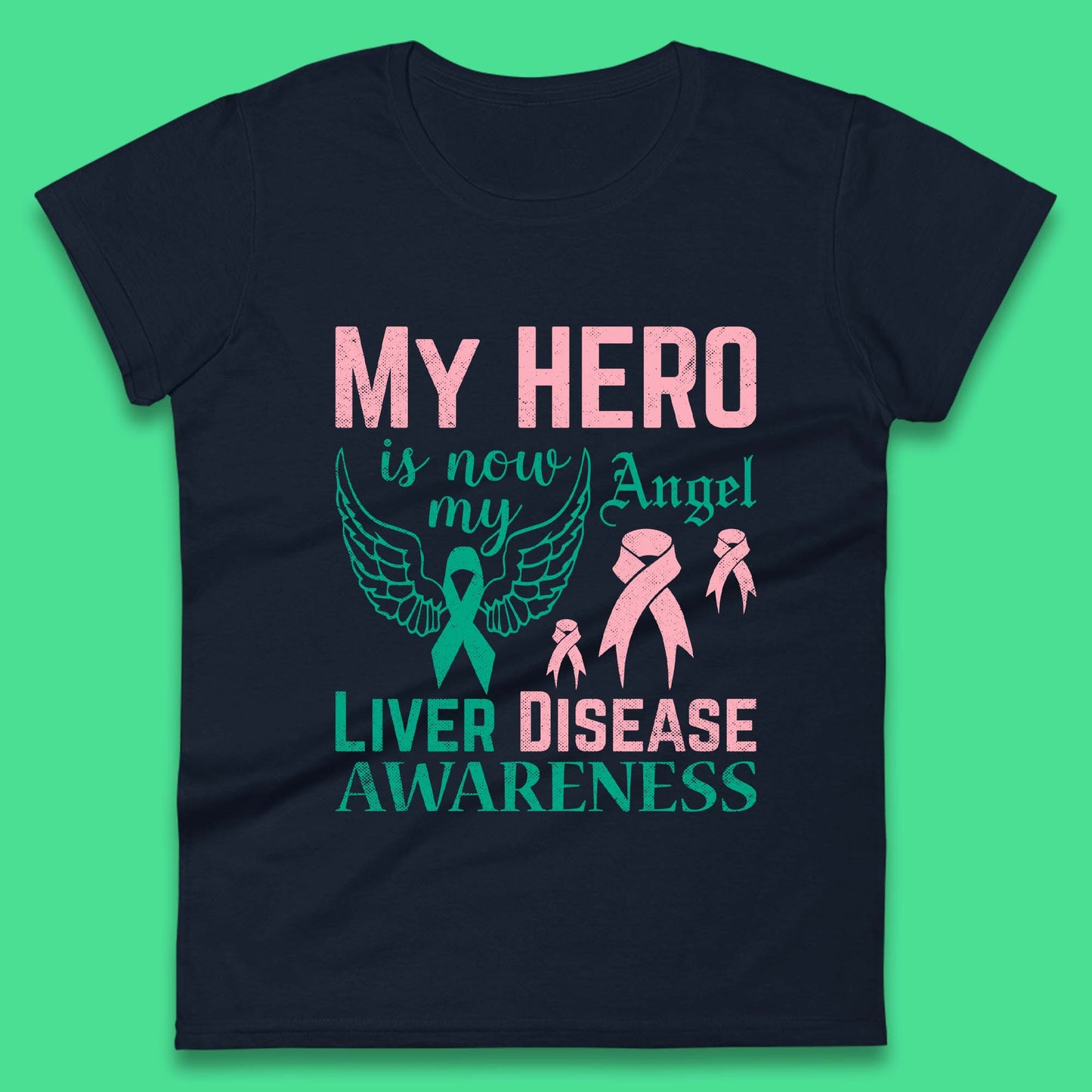 My Hero Is Now My Angel Womens T-Shirt
