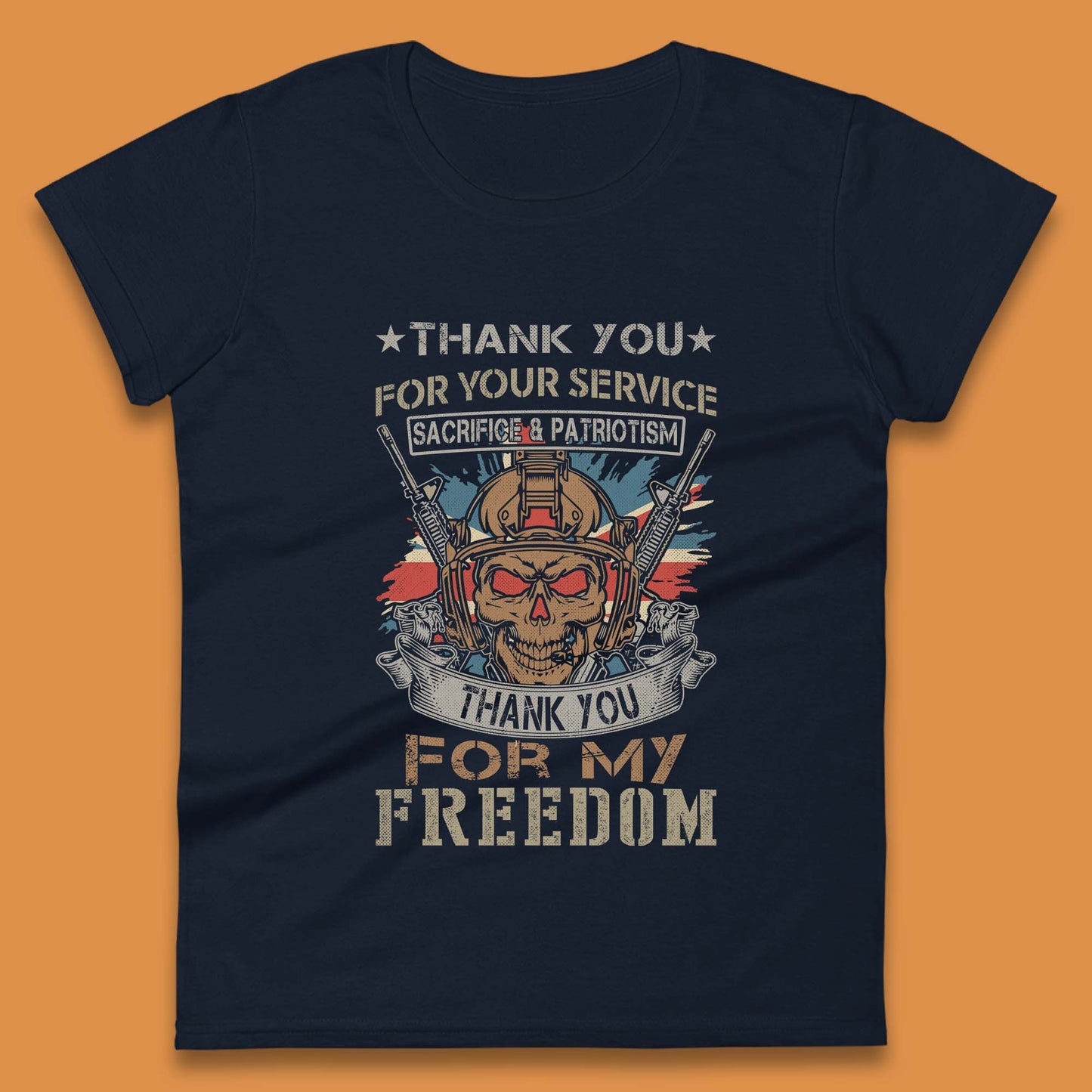 Thank You For My Freedom Womens T-Shirt
