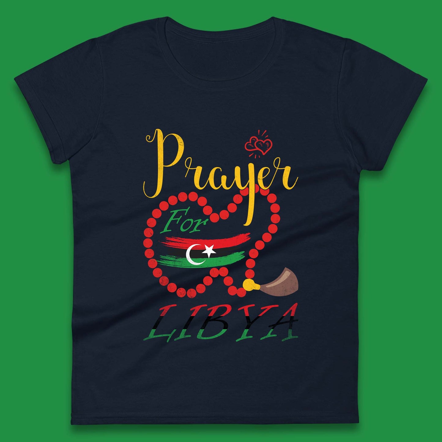 Prayer For Libya Help Libya Flood Solidarity Stand With Libya Womens Tee Top