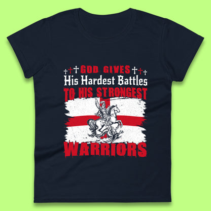 Strongest Warriors St. George's Day Womens T-Shirt