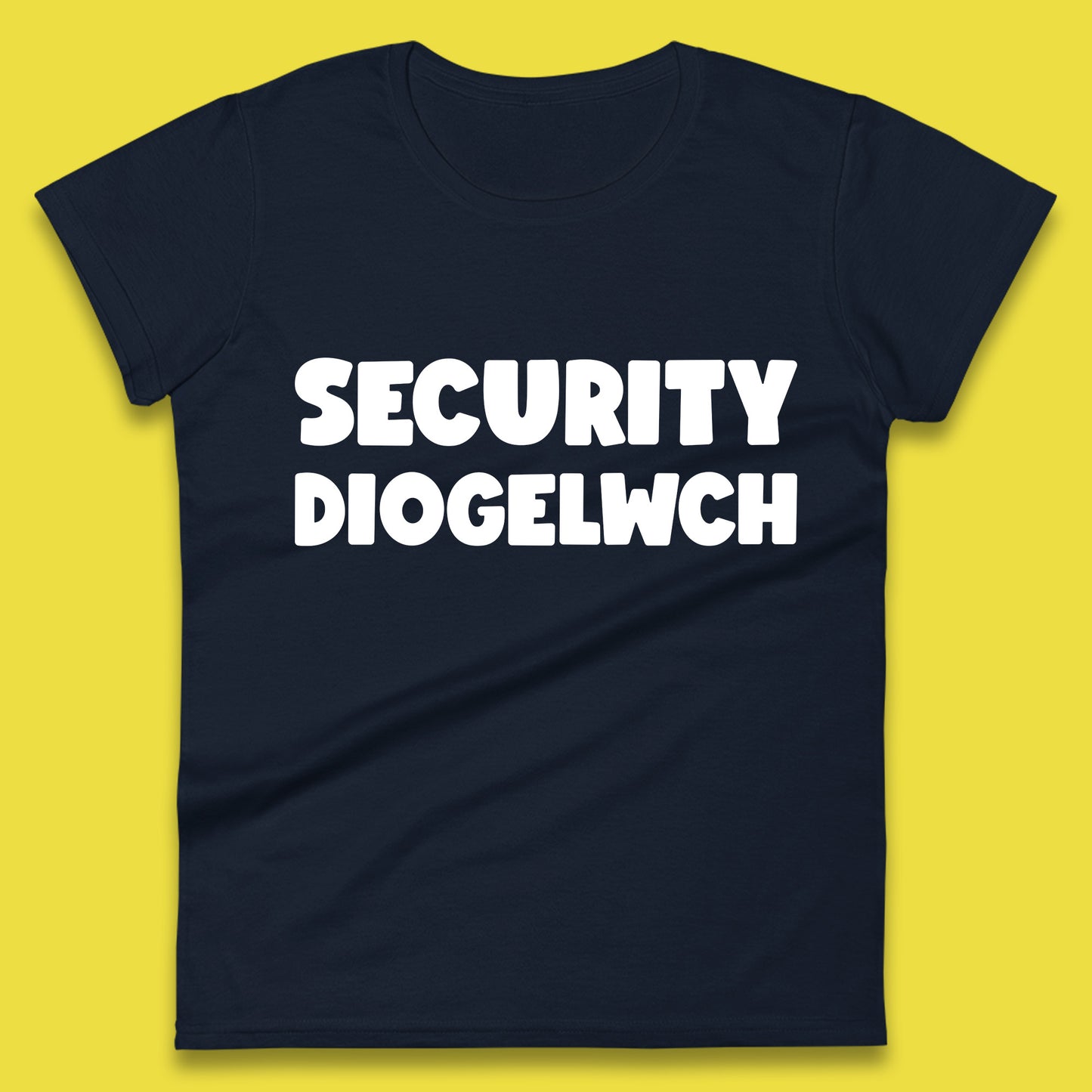Security Diogelwch Security Services Diogelwch Cymru Workwear Guard Doorman Bodyguard Womens Tee Top