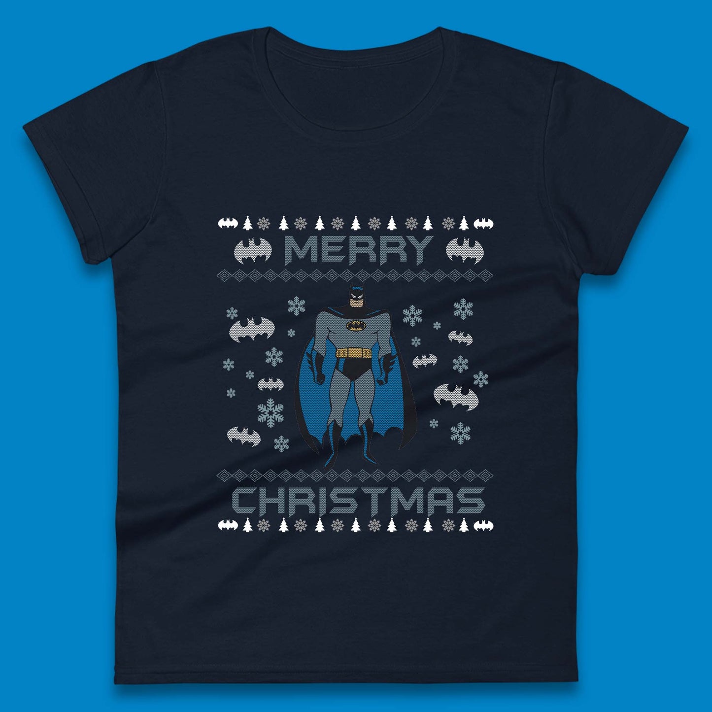 Batman Christmas Womens T-Shirt