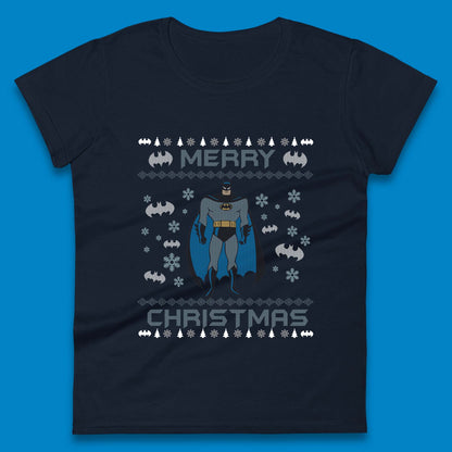 Batman Christmas Womens T-Shirt
