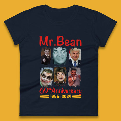 Mr. Bean 69th Anniversary Womens T-Shirt