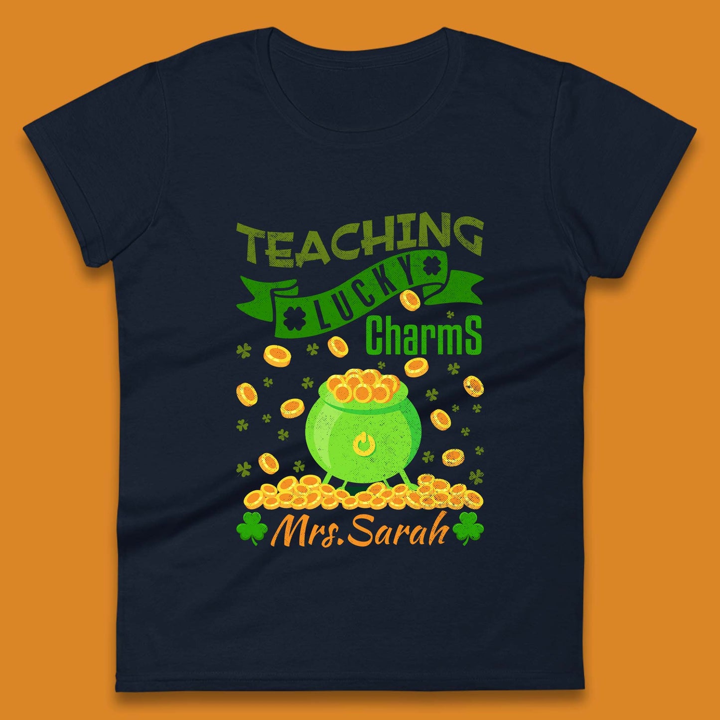 Personalised Teaching Lucky Charm Womens T-Shirt