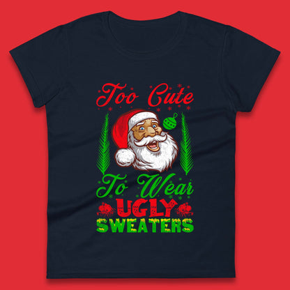 Ugly Sweaters Christmas Womens T-Shirt
