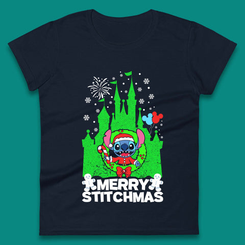 Merry Stitchmas Christmas Womens T-Shirt