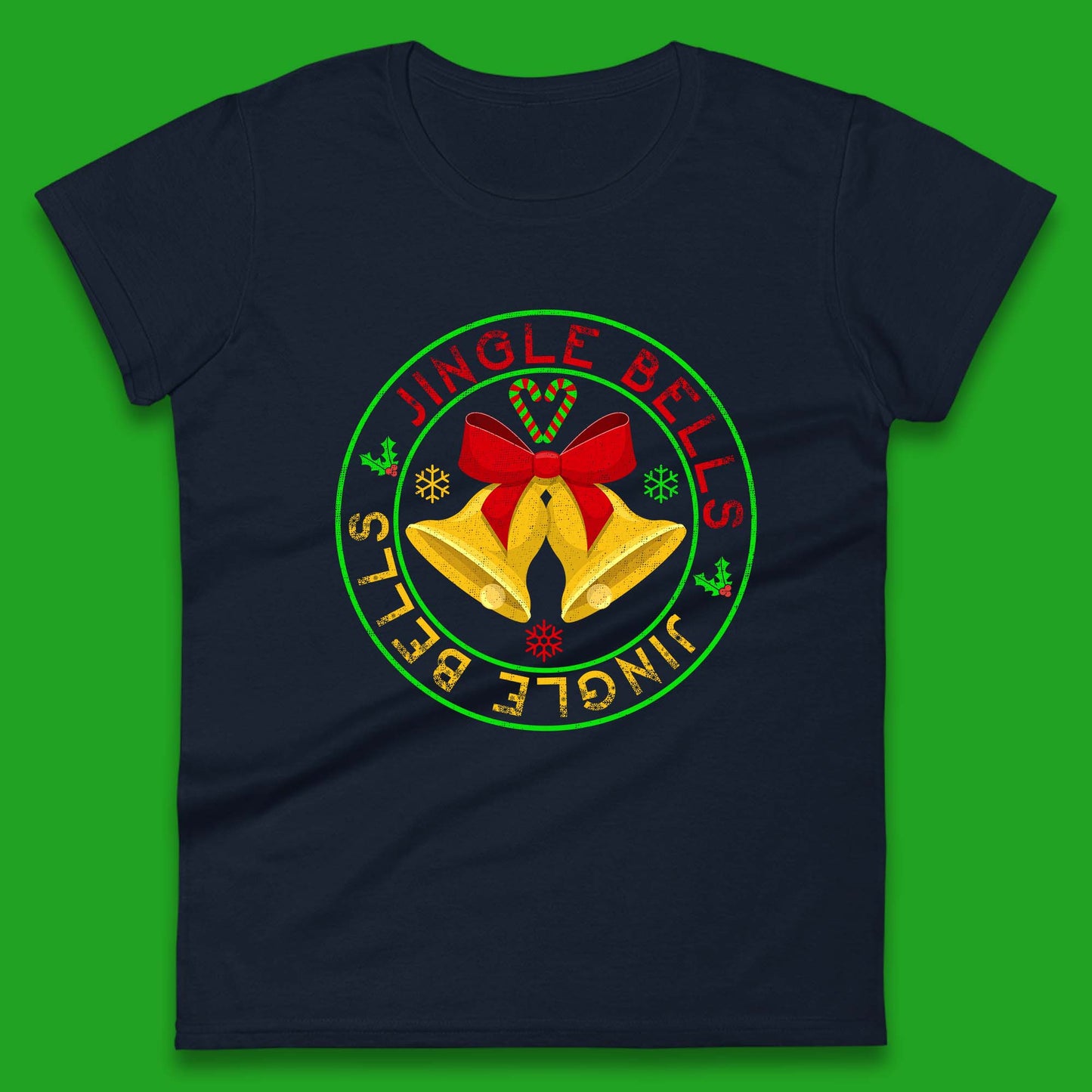 jingle bells christmas womens top