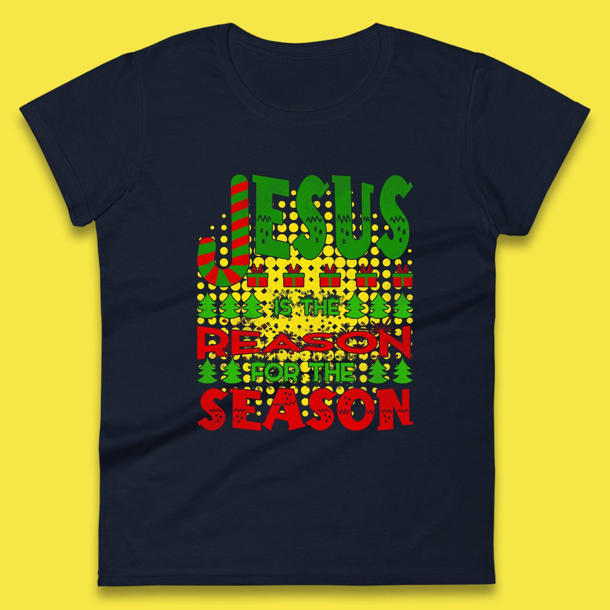 christmas jesus womens t shirt