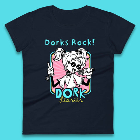 Dorks Rock Dork Diaries Womens T-Shirt