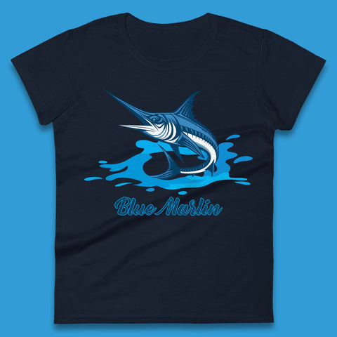 Ladies Blue Marlin T Shirts UK