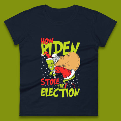 biden stole election womens t shirt